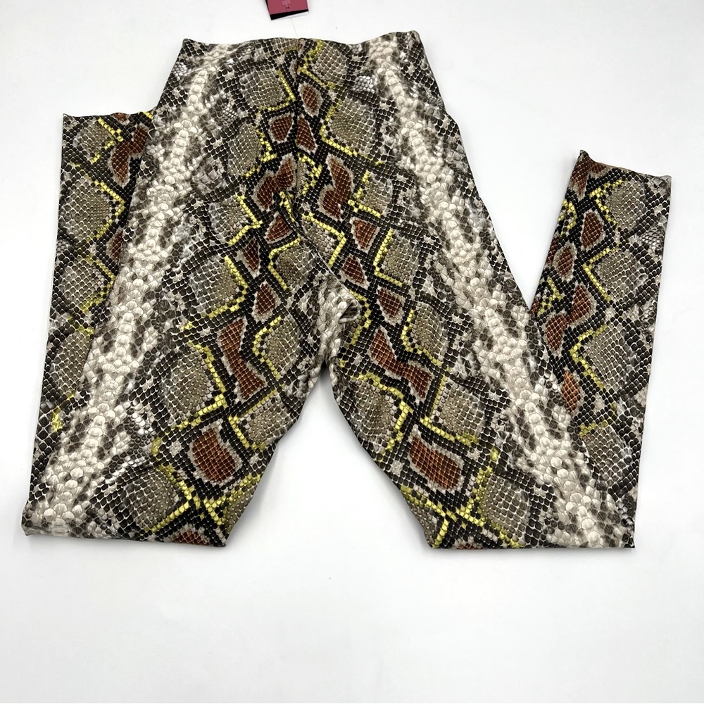 Commando Faux Leather Animal Leggings